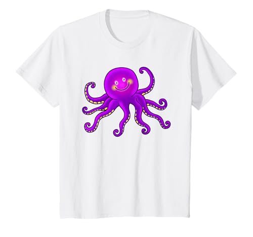 Lustiger Oktopus Tintenfisch für Kinder T-Shirt Lustiger Oktopus Tintenfisch für Kinder T-Shirt von Lustige Tiere für Kinder Oktopus