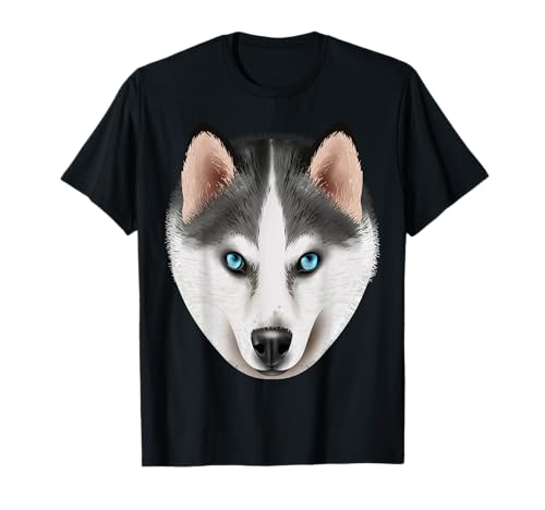 Husky Schlittenhund Halloween Kostüm Männer Frauen Kinder T-Shirt von Lustige Tierkostüme