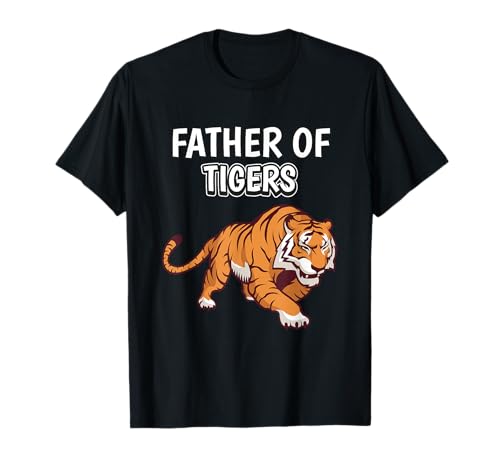 Herren Jungen Father Of Tigers Papa Vatertag Tiger T-Shirt Herren Jungen Father Of Tigers Papa Vatertag Tiger T-Shirt von Lustige Tiger Outfits