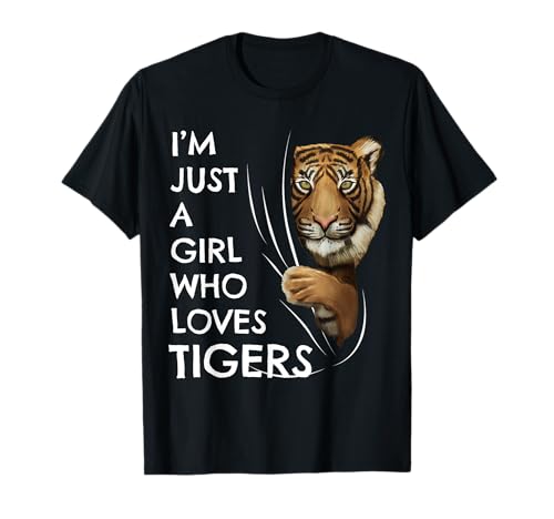 Tiger Outfit Damen Mädchen Tierliebhaber Geschenk Tiger T-Shirt Tiger Outfit Damen Mädchen Tierliebhaber Geschenk Tiger T-Shirt von Lustige Tiger Sachen für Damen, Herren & Kinder