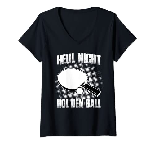 Damen Wo ist denn dein Spin? Tischtennisspieler Tischtennis T-Shirt mit V-Ausschnitt Damen Wo ist denn dein Spin? Tischtennisspieler Tischtennis T-Shirt mit V-Ausschnitt von Lustige Tischtennis und Ping Pong Geschenkidee