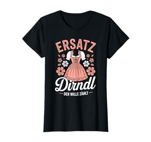 Kleid Damen Tracht Ersatz Dirndl Trachten T-Shirt Kleid Damen Tracht Ersatz Dirndl Trachten T-Shirt von Lustige Trachten im Oktoberfest Bayern Stil