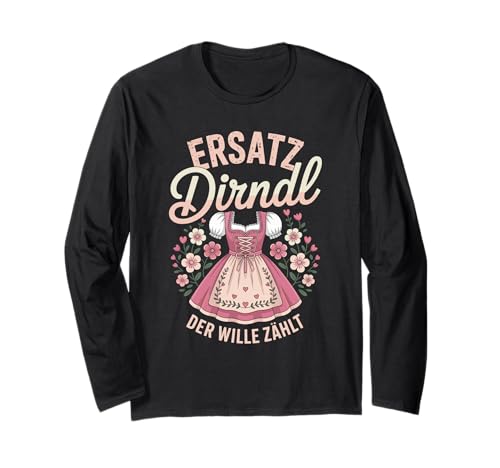 Dirndl Trachtenshirt Volksfest Oktoberfest Langarmshirt Dirndl Trachtenshirt Volksfest Oktoberfest Langarmshirt von Lustige Trachten & Ersatz Dirndl