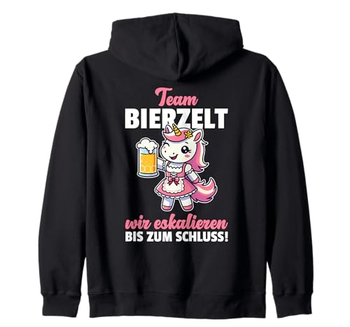 Einhorn Dirndl Trachtenshirt Trachten Team Bierzelt Kapuzenjacke Einhorn Dirndl Trachtenshirt Trachten Team Bierzelt Kapuzenjacke von Lustige Trachtenoutfits - Bayrische Shirts