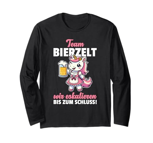 Einhorn Dirndl Trachtenshirt Trachten Team Bierzelt Langarmshirt Einhorn Dirndl Trachtenshirt Trachten Team Bierzelt Langarmshirt von Lustige Trachtenoutfits - Bayrische Shirts