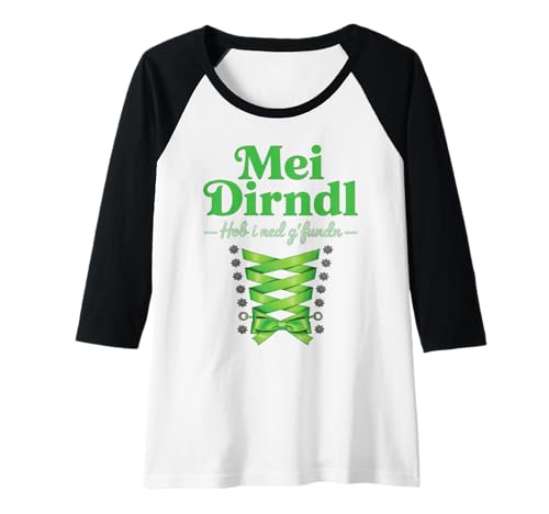Damen Damen Trachtenshirt Trachten T-Shirt Tracht Ersatz Dirndl Raglan von Lustige Trachtenshirts Frauen & Kinder Mädchen