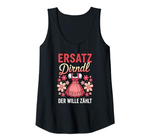 Damen Damen Trachtenshirt Trachten T-Shirt Tracht Ersatz Dirndl Tank Top von Lustige Trachtenshirts Frauen & Kinder Mädchen