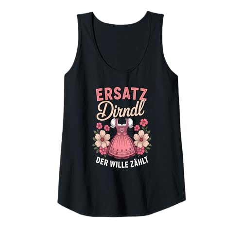 Damen Damen Trachtenshirt Trachten T-Shirt Tracht Ersatz Dirndl Tank Top von Lustige Trachtenshirts Frauen & Kinder Mädchen
