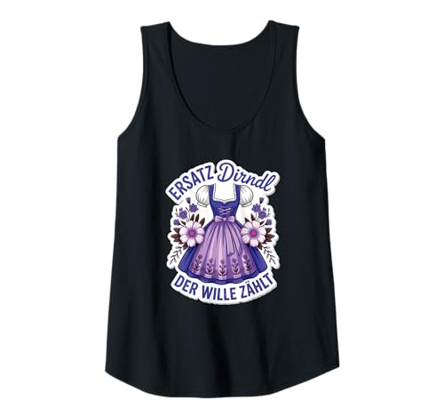 Damen Damen Trachtenshirt Trachten T-Shirt Tracht Ersatz Dirndl Tank Top von Lustige Trachtenshirts Frauen & Kinder Mädchen