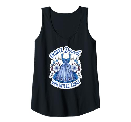 Damen Damen Trachtenshirt Trachten T-Shirt Tracht Ersatz Dirndl Tank Top von Lustige Trachtenshirts Frauen & Kinder Mädchen