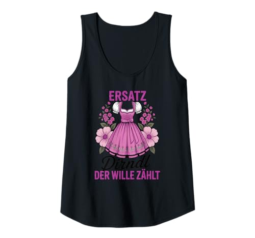 Damen Damen Trachtenshirt Trachten T-Shirt Tracht Ersatz Dirndl Tank Top von Lustige Trachtenshirts Frauen & Kinder Mädchen