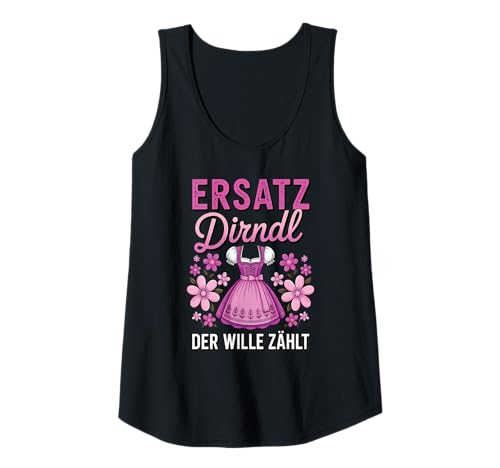 Damen Damen Trachtenshirt Trachten T-Shirt Tracht Ersatz Dirndl Tank Top von Lustige Trachtenshirts Frauen & Kinder Mädchen