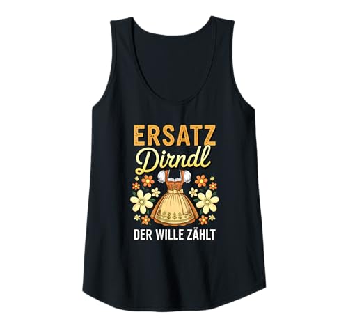 Damen Damen Trachtenshirt Trachten T-Shirt Tracht Ersatz Dirndl Tank Top von Lustige Trachtenshirts Frauen & Kinder Mädchen
