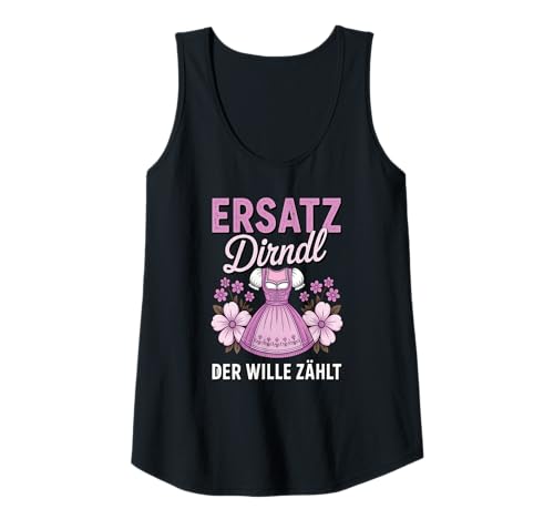 Damen Damen Trachtenshirt Trachten T-Shirt Tracht Ersatz Dirndl Tank Top von Lustige Trachtenshirts Frauen & Kinder Mädchen