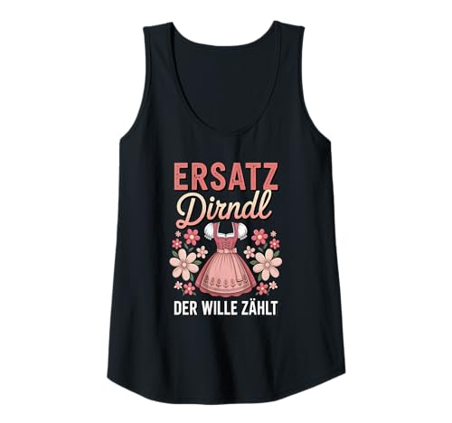Damen Damen Trachtenshirt Trachten T-Shirt Tracht Ersatz Dirndl Tank Top von Lustige Trachtenshirts Frauen & Kinder Mädchen