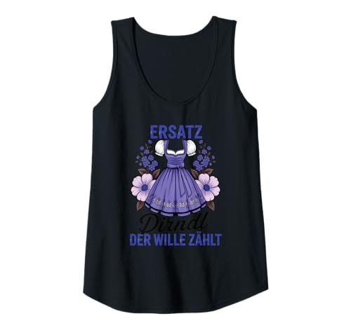 Damen Damen Trachtenshirt Trachten T-Shirt Tracht Ersatz Dirndl Tank Top von Lustige Trachtenshirts Frauen & Kinder Mädchen