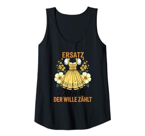 Damen Damen Trachtenshirt Trachten T-Shirt Tracht Ersatz Dirndl Tank Top von Lustige Trachtenshirts Frauen & Kinder Mädchen
