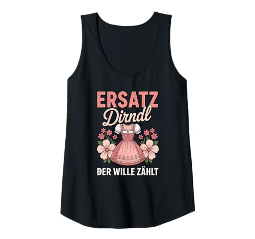 Damen Damen Trachtenshirt Trachten T-Shirt Tracht Ersatz Dirndl Tank Top von Lustige Trachtenshirts Frauen & Kinder Mädchen