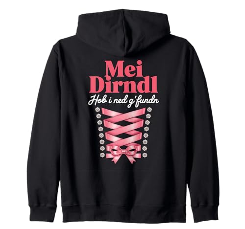 Damen Trachtenshirt Trachten T-Shirt Tracht Ersatz Dirndl Kapuzenjacke von Lustige Trachtenshirts Frauen & Kinder Mädchen
