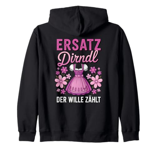 Damen Trachtenshirt Trachten T-Shirt Tracht Ersatz Dirndl Kapuzenjacke von Lustige Trachtenshirts Frauen & Kinder Mädchen