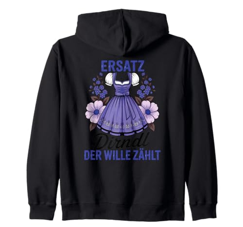 Damen Trachtenshirt Trachten T-Shirt Tracht Ersatz Dirndl Kapuzenjacke von Lustige Trachtenshirts Frauen & Kinder Mädchen