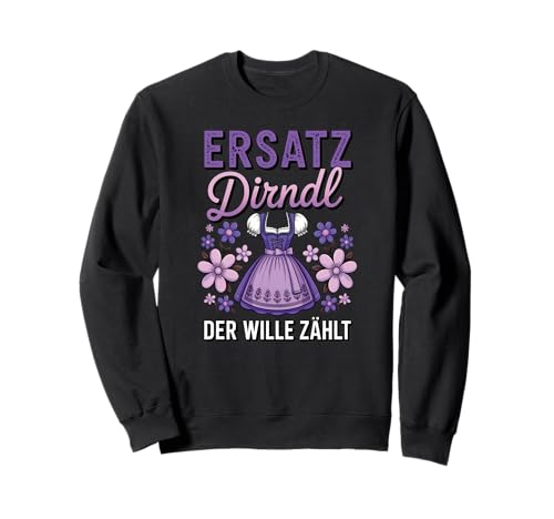Damen Trachtenshirt Trachten T-Shirt Tracht Ersatz Dirndl Sweatshirt von Lustige Trachtenshirts Frauen & Kinder Mädchen