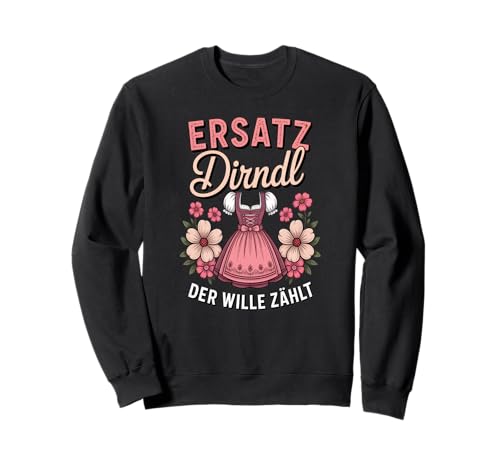 Damen Trachtenshirt Trachten T-Shirt Tracht Ersatz Dirndl Sweatshirt von Lustige Trachtenshirts Frauen & Kinder Mädchen