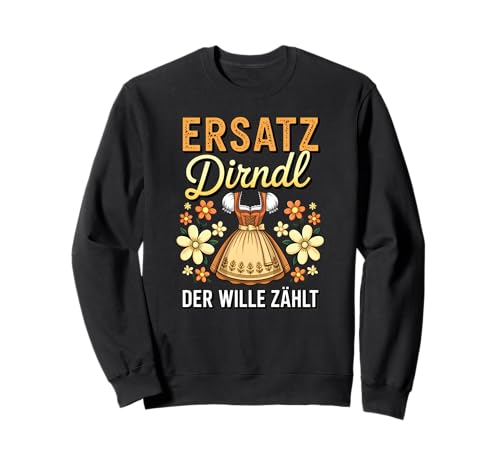 Damen Trachtenshirt Trachten T-Shirt Tracht Ersatz Dirndl Sweatshirt von Lustige Trachtenshirts Frauen & Kinder Mädchen