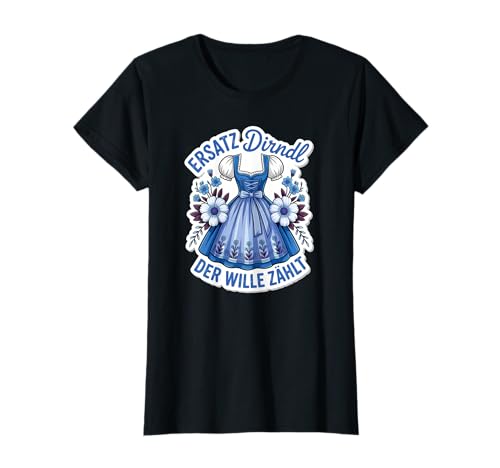 Damen Trachtenshirt Trachten T-Shirt Tracht Ersatz Dirndl T-Shirt von Lustige Trachtenshirts Frauen & Kinder Mädchen