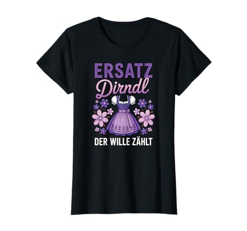 Damen Trachtenshirt Trachten T-Shirt Tracht Ersatz Dirndl T-Shirt von Lustige Trachtenshirts Frauen & Kinder Mädchen