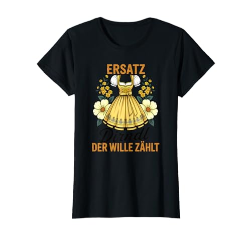 Damen Trachtenshirt Trachten T-Shirt Tracht Ersatz Dirndl T-Shirt von Lustige Trachtenshirts Frauen & Kinder Mädchen