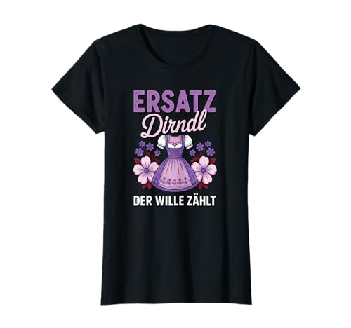 Damen Trachtenshirt Trachten T-Shirt Tracht Ersatz Dirndl T-Shirt von Lustige Trachtenshirts Frauen & Kinder Mädchen