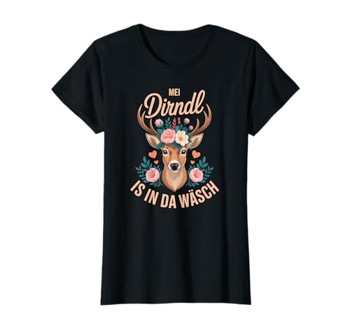 Damen Trachtenshirt Trachten T-Shirt Tracht Ersatz Dirndl T-Shirt von Lustige Trachtenshirts Frauen & Kinder Mädchen