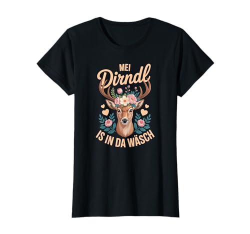 Damen Trachtenshirt Trachten T-Shirt Tracht Ersatz Dirndl T-Shirt von Lustige Trachtenshirts Frauen & Kinder Mädchen