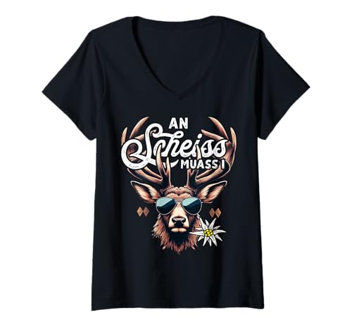 Damen Trachten T-Shirt Herren Trachtenshirt bayrisch Lederhose T-Shirt mit V-Ausschnitt Damen Trachten T-Shirt Herren Trachtenshirt bayrisch Lederhose T-Shirt mit V-Ausschnitt von Lustige Trachtenshirts Herren & Männer bayrisch