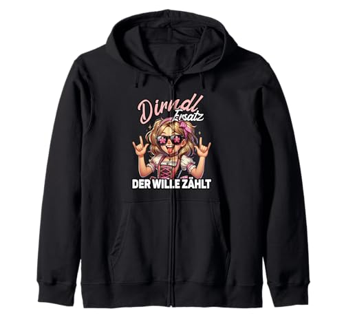 Oktoberfest Trachtenshirt Damen Trachten Ersatz Dirndl Kapuzenjacke Oktoberfest Trachtenshirt Damen Trachten Ersatz Dirndl Kapuzenjacke von Lustige Trachtenshirts & Ersatz Dirndl Sprüche