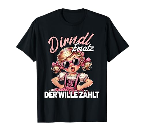 Lustiges Damen Trachtenshirt Dirndl Ersatz Party Outfit T-Shirt von Trachtenshirts Dirndl Ersatz Sprüche Volksfest