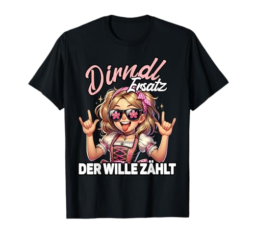 Oktoberfest Trachtenshirt Damen Trachten Ersatz Dirndl T-Shirt von Lustige Trachtenshirts & Ersatz Dirndl Sprüche