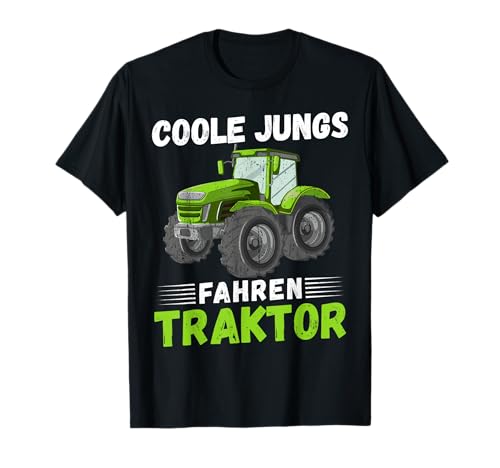 Treckerfahrer Traktorfahrer - Coole Jungs fahren Traktor T-Shirt Treckerfahrer Traktorfahrer - Coole Jungs fahren Traktor T-Shirt von Lustige Traktor Männer Landwirt Bauer Geschenke