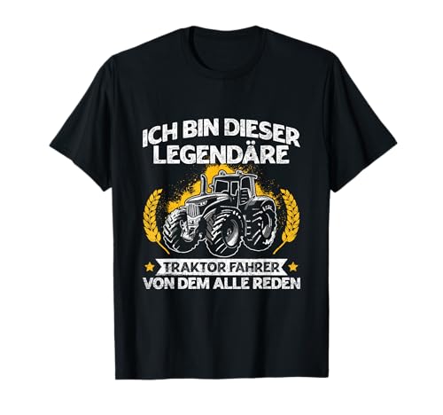 Lustige Traktor Spruch Geschenke Für Landwirte - Herren - Schwarz - S - T-Shirt - Klassisch - Kurzarm - Ich Bin Dieser Legendäre Traktorfahrer Von Dem Alle Reden Lustige Traktor Spruch Geschenke Für Landwirte - Herren - Schwarz - S - T-Shirt - Klassisch - Kurzarm - Ich Bin Dieser Legendäre Traktorfahrer Von Dem Alle Reden von Lustige Traktor Spruch Geschenke Für Landwirte