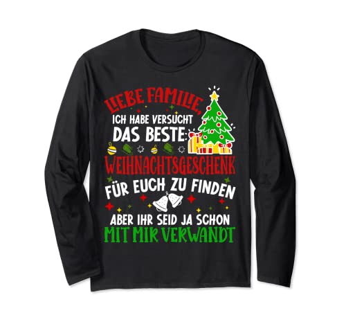 Weihnachten Familie Lustig Damen Herren Weihnachts Langarmshirt Weihnachten Familie Lustig Damen Herren Weihnachts Langarmshirt von Lustige Tshirts Für Männer Und Frauen Und Mehr