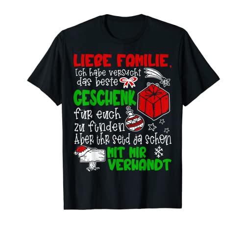 Weihnachten Familie Lustig Damen Herren Weihnachts T-Shirt Weihnachten Familie Lustig Damen Herren Weihnachts T-Shirt von Lustige Tshirts Für Männer Und Frauen Und Mehr