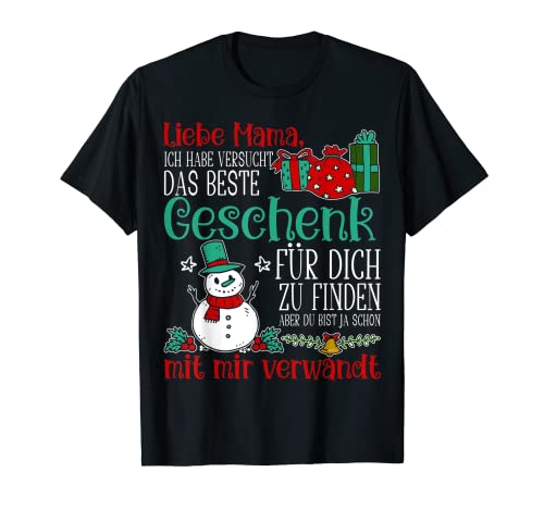 Weihnachts Weihnachten Liebe Mama Mutter Lustig Bescherung T-Shirt Weihnachts Weihnachten Liebe Mama Mutter Lustig Bescherung T-Shirt von Lustige Tshirts Für Männer Und Frauen Und Mehr