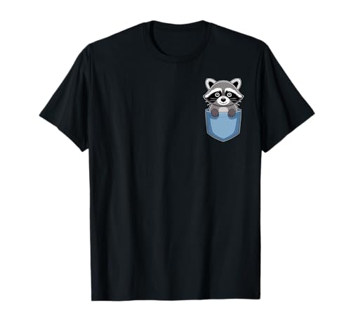 Waschbär Männer Damen Tier Motiv Waschbär T-Shirt Waschbär Männer Damen Tier Motiv Waschbär T-Shirt von Lustige Tshirts Männer Damen Mädchen Kleidung