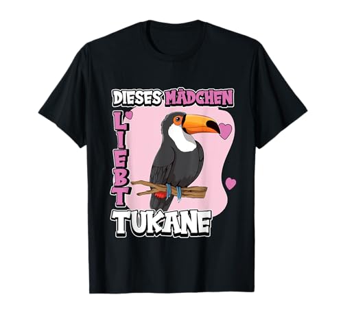 Kinder Tukan Sachen Dieses Mädchen liebt Tukane T-Shirt Kinder Tukan Sachen Dieses Mädchen liebt Tukane T-Shirt von Lustige Tukan Kleidung