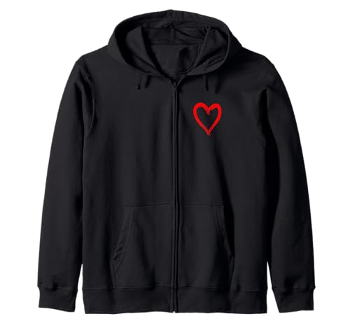 Rotes Herz Valentinstag für Damen Herren Herz Kapuzenjacke Rotes Herz Valentinstag für Damen Herren Herz Kapuzenjacke von Lustige Valentinstag Herz Geschenke Co.