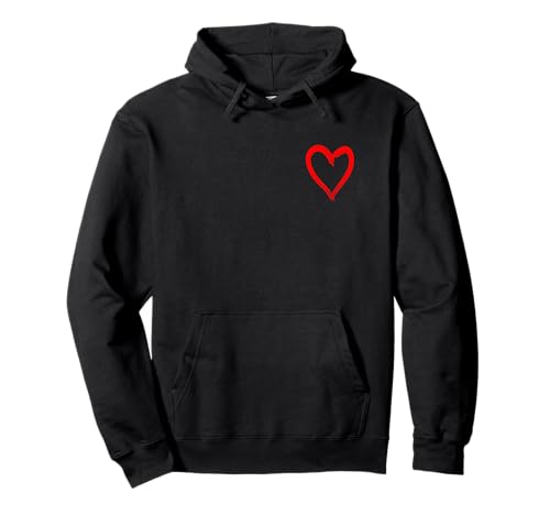 Rotes Herz Valentinstag für Damen Herren Herz Pullover Hoodie Rotes Herz Valentinstag für Damen Herren Herz Pullover Hoodie von Lustige Valentinstag Herz Geschenke Co.