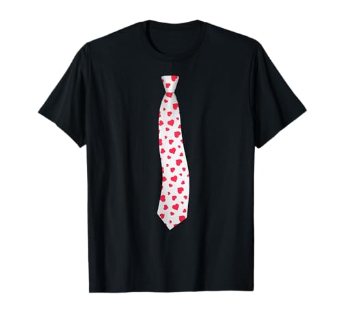 Krawatte Rotes Herzen Lustiges Valentinstag Herren Jungen T-Shirt Krawatte Rotes Herzen Lustiges Valentinstag Herren Jungen T-Shirt von Lustige Valentinstag Herzen Co.