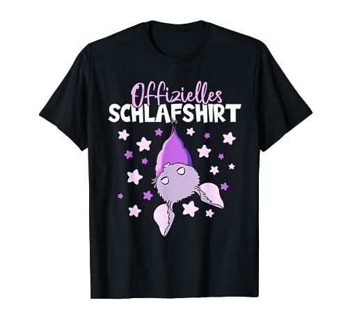 Offizielles Schlafshirt Fledermaus Schlafanzug Mädchen Damen T-Shirt von Lustige Vampir Tiere Halloween Geschenk und Shirts