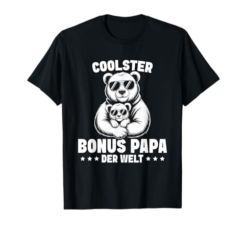 Herren Coolster Bonus Papa der Welt - Stiefpapa T-Shirt Herren Coolster Bonus Papa der Welt - Stiefpapa T-Shirt von Lustige Vatertag Designs für den Stiefvater